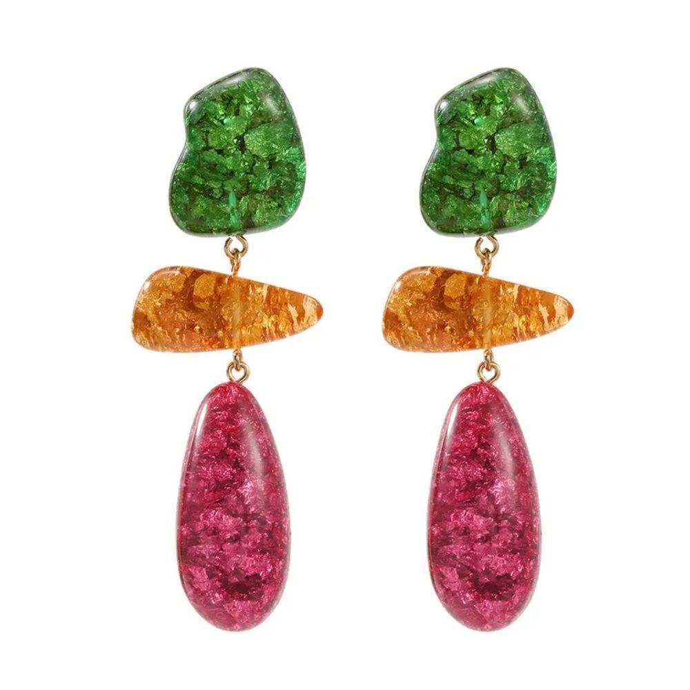 Crystal  drop earrings S731